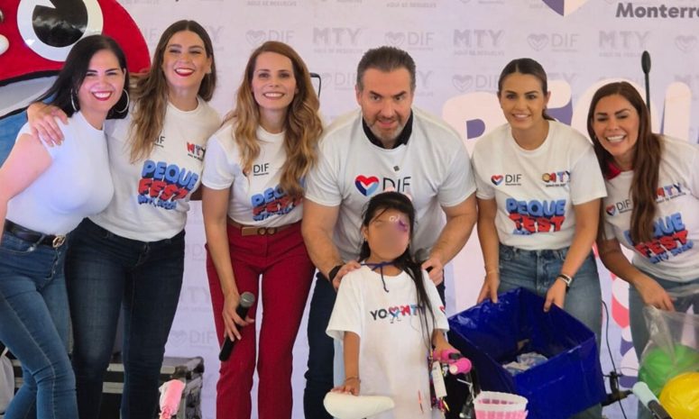 Celebran Adrián de la Garza y DIF Monterrey a niños regios