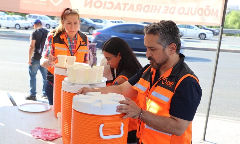 Toma acciones DIF Nuevo León ante ola de calor