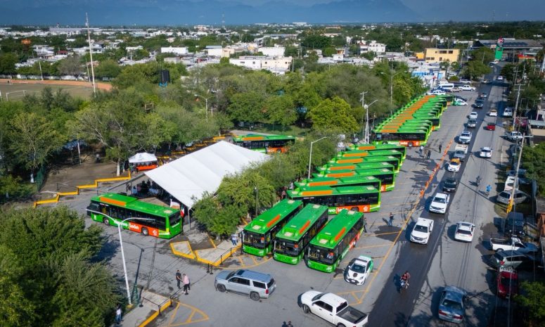 Inicia operaciones nueva ruta intramunicipal en Cadereyta con 25 unidades