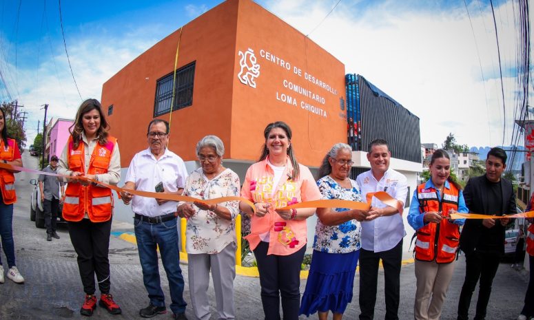 Inauguran remodelación del Centro Comunitario Loma Chiquita en Monterrey