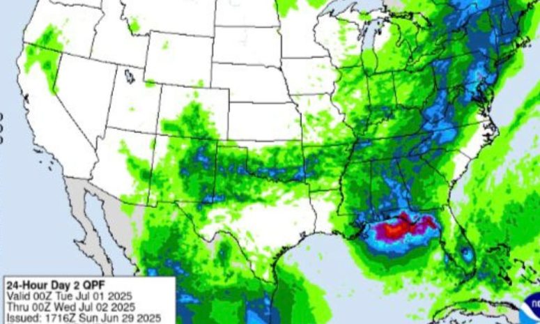 Monitorean en NL avance de Barry; prevén lluvias intensas