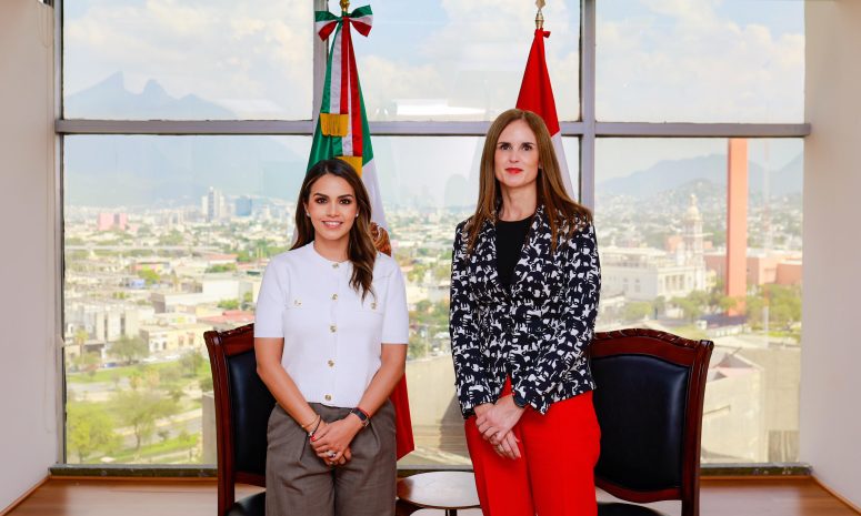 Se reúne Lorena de la Garza con Cónsul de Canadá para reforzar lazos con NL