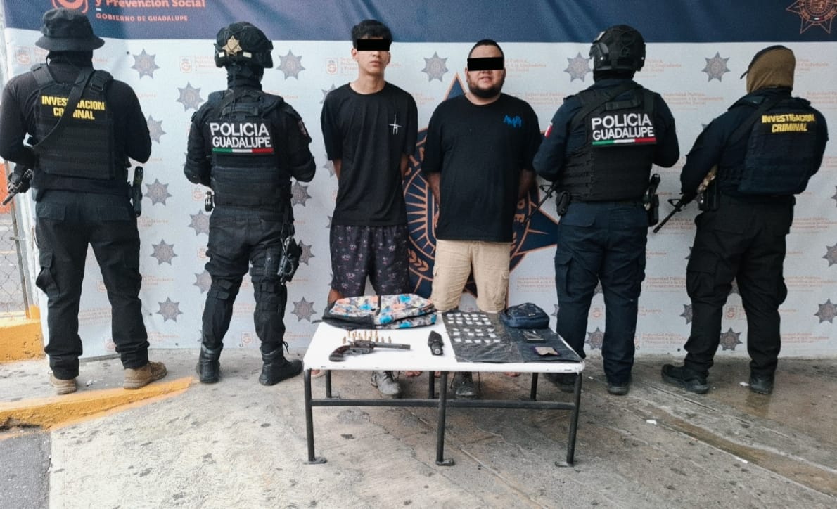 Detienen a 2 hombres armados y con droga en Guadalupe - Quadratín Nuevo ...