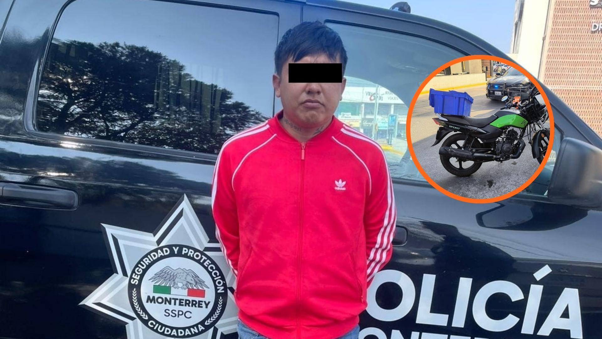 Detienen a joven con motocicleta con reporte de robo en Monterrey ...