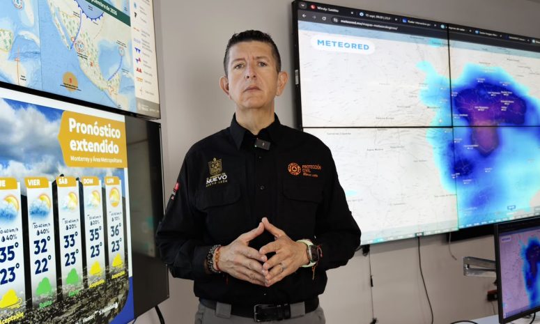 Emite PCNL aviso preventivo por lluvias para esta noche y madrugada en NL