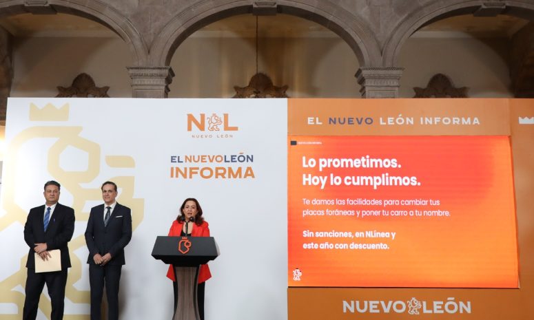 Ofrece NL pago único de 5,865 pesos para regularizar vehículos con placas foráneas