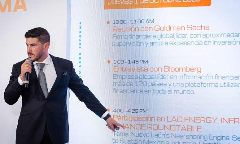 Alista Samuel García gira por EU para promover inversiones en Nuevo León