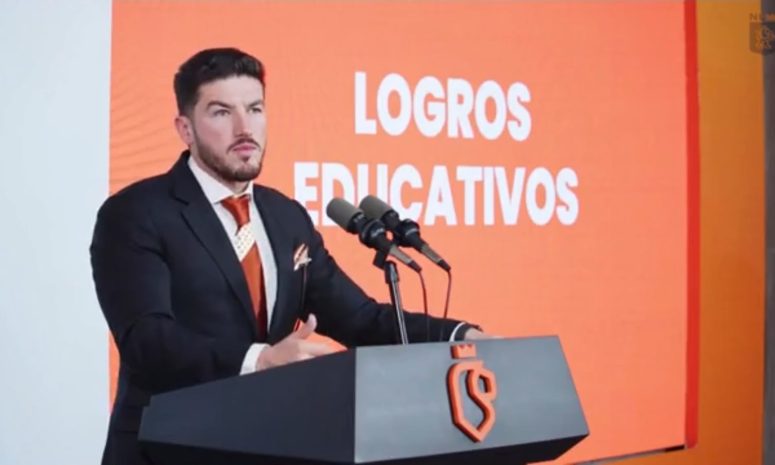 Destaca Samuel García jornada ampliada en planteles educativos