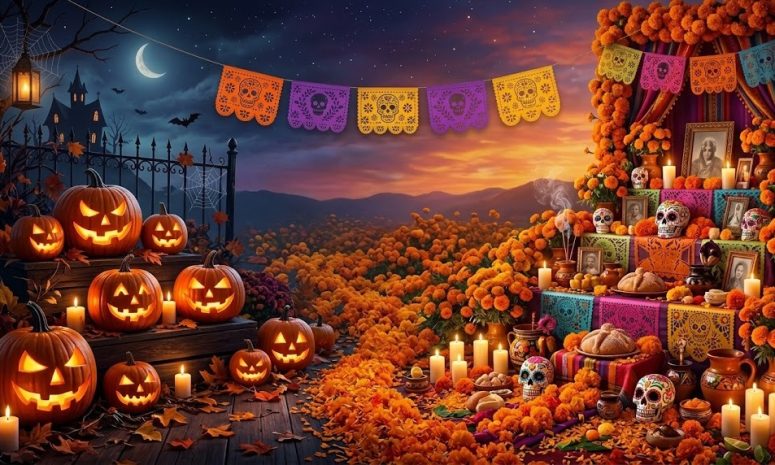 ¿Por qué el naranja es un color representativo de Halloween y Día de Muertos?